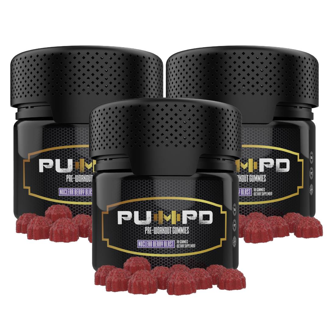 PUMPD Pre-Workout Gummies 3-Pack