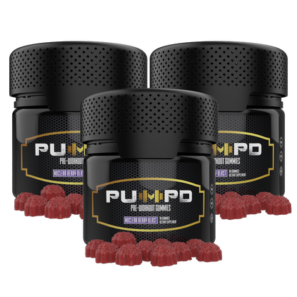 PUMPD Pre-Workout Gummies 3-Pack