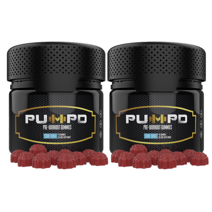 PUMPD Pre-Workout Gummies 2-Pack