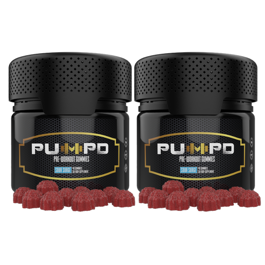 PUMPD Pre-Workout Gummies 2-Pack