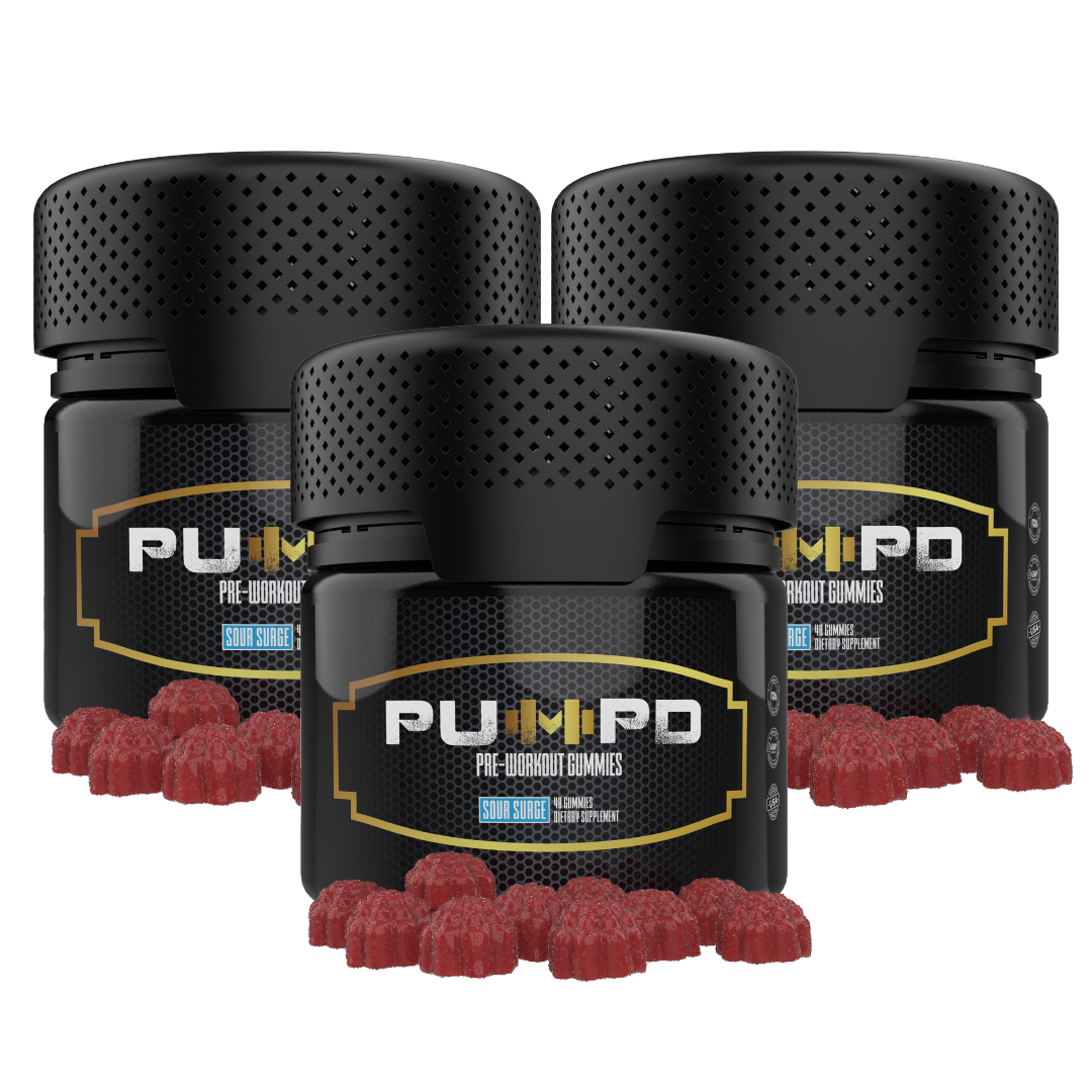 PUMPD Pre-Workout Gummies 3-Pack