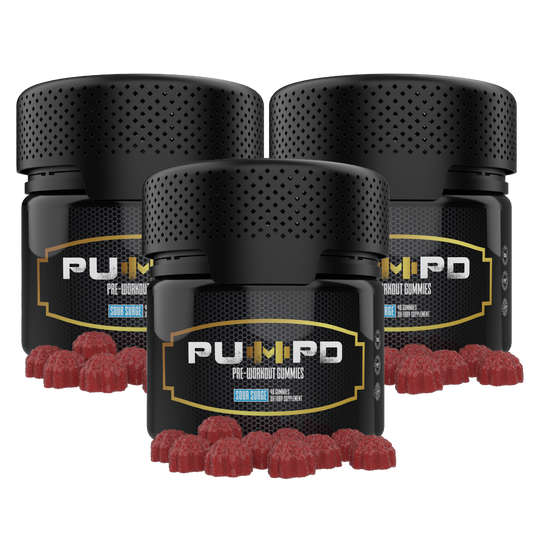 PUMPD Pre-Workout Gummies 3-Pack