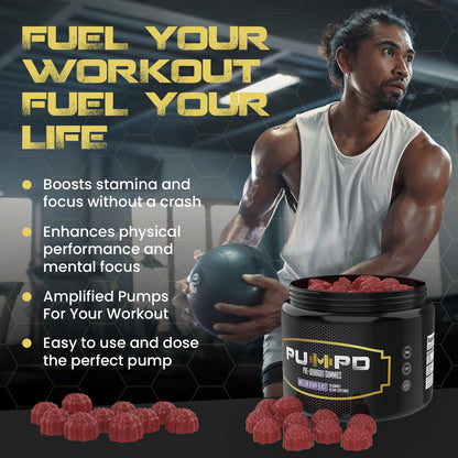 PUMPD Pre-Workout Gummies