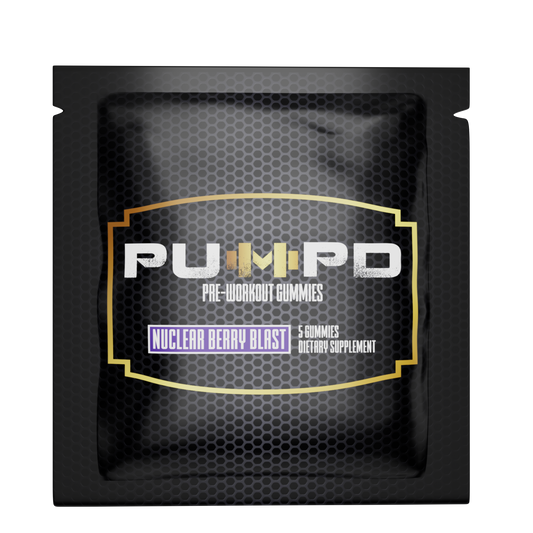 PUMPD Pre-Workout Gummies - FREE Sample Pouch
